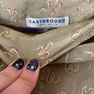 Earth bound wrap skirt